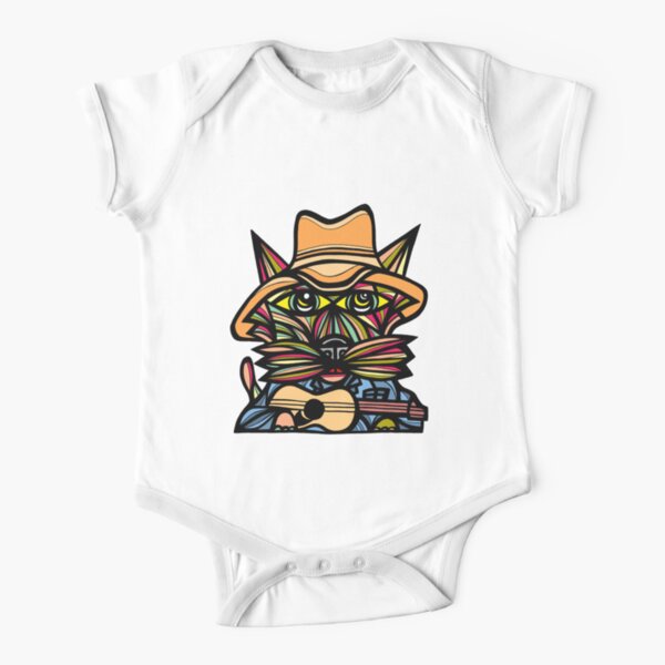 "Kountry Kat" Short Sleeve Baby One-Piece