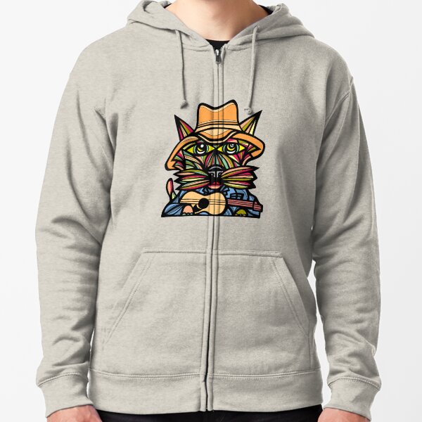 "Kountry Kat" Zipped Hoodie