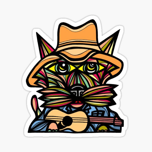 "Kountry Kat" Sticker