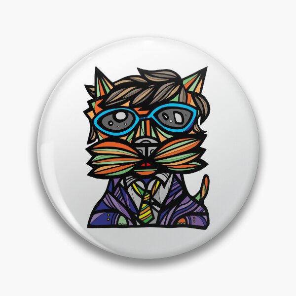 "Kool Kat" Pin