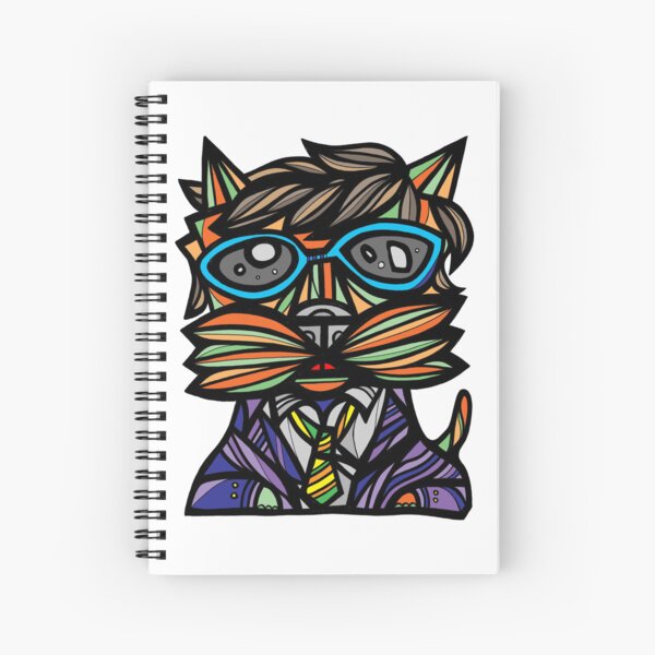 "Kool Kat" Spiral Notebook