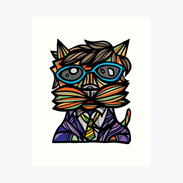 "Kool Kat" Art Print