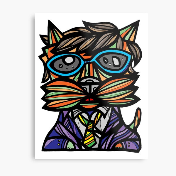 "Kool Kat" Metal Print