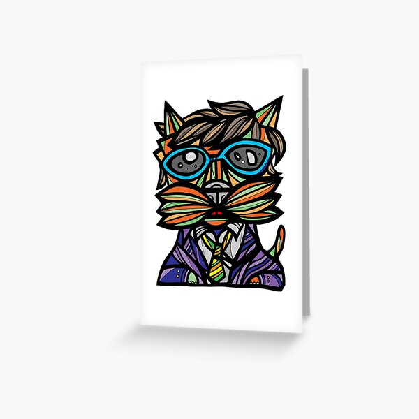 "Kool Kat" Greeting Card