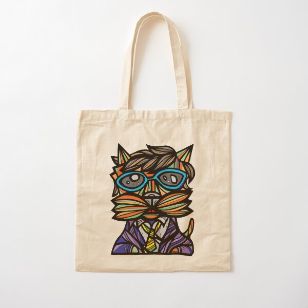 "Kool Kat" Cotton Tote Bag