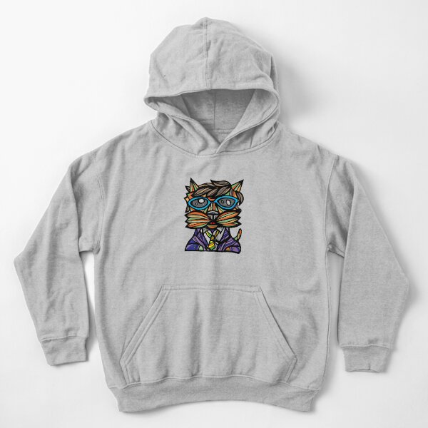 "Kool Kat" Kids Pullover Hoodie