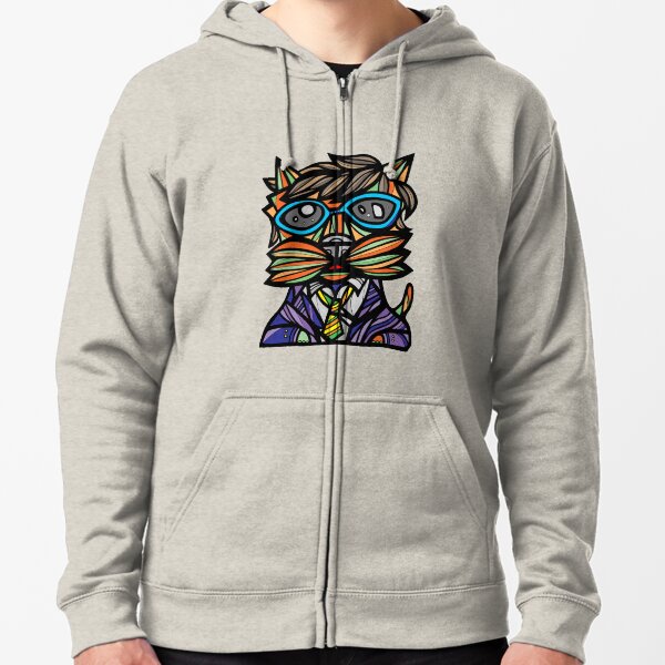 "Kool Kat" Zipped Hoodie