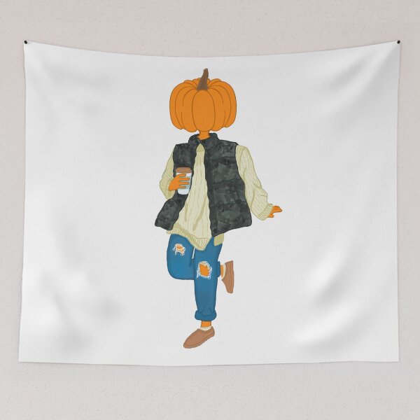 Item preview, Pumpkin Person 2 designed and sold by regsdoodles.