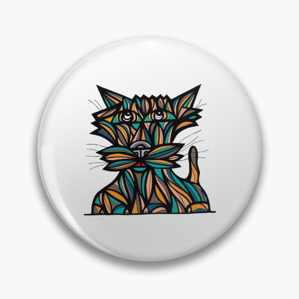 "Fun Kat" Pin