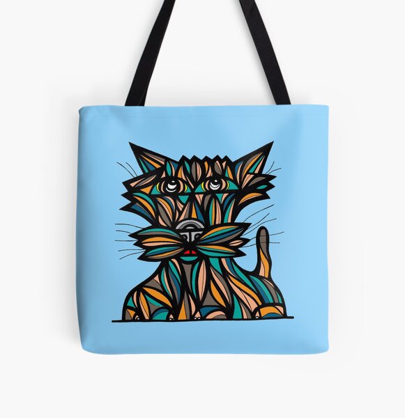 "Fun Kat" All Over Print Tote Bag