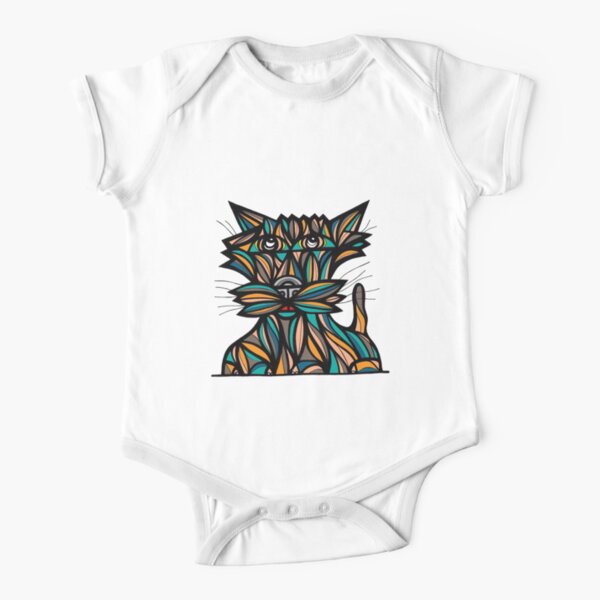 "Fun Kat" Short Sleeve Baby One-Piece