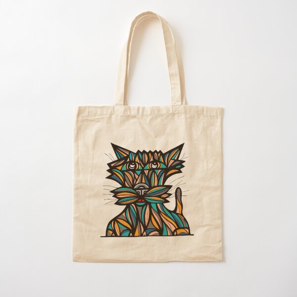 "Fun Kat" Cotton Tote Bag