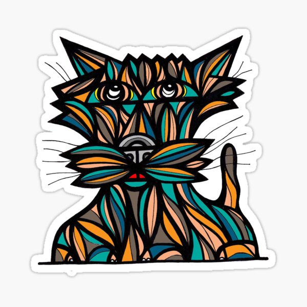 "Fun Kat" Sticker