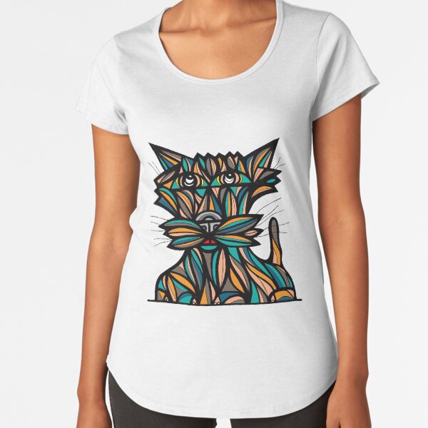 "Fun Kat" Premium Scoop T-Shirt