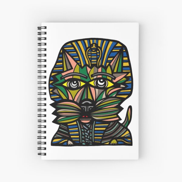 "Pharaoh Kat" Spiral Notebook