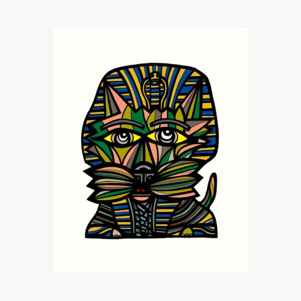 "Pharaoh Kat" Art Print