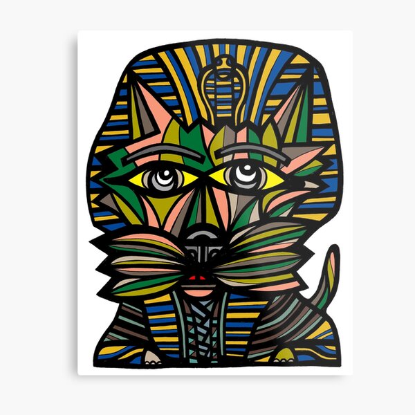 "Pharaoh Kat" Metal Print