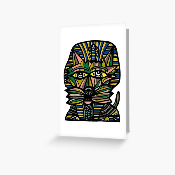 "Pharaoh Kat" Greeting Card