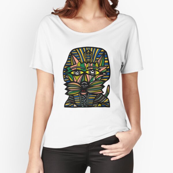 "Pharaoh Kat" Relaxed Fit T-Shirt