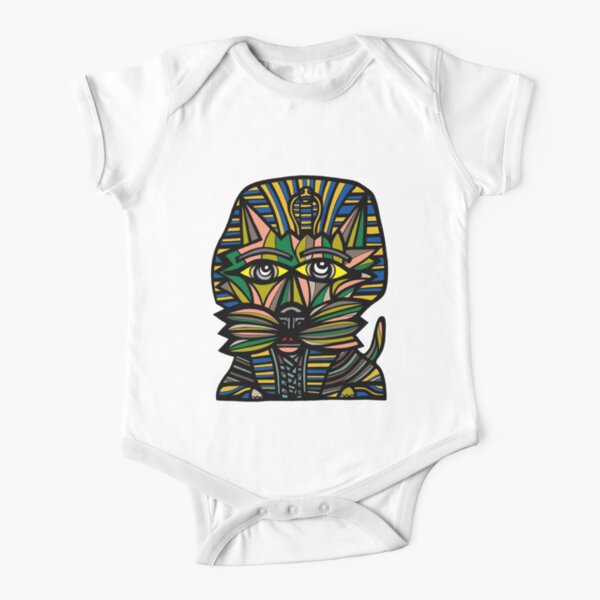 "Pharaoh Kat" Short Sleeve Baby One-Piece