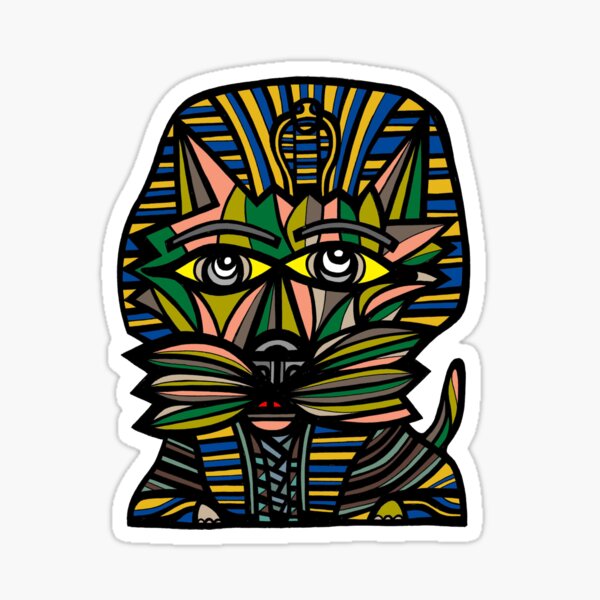 "Pharaoh Kat" Sticker