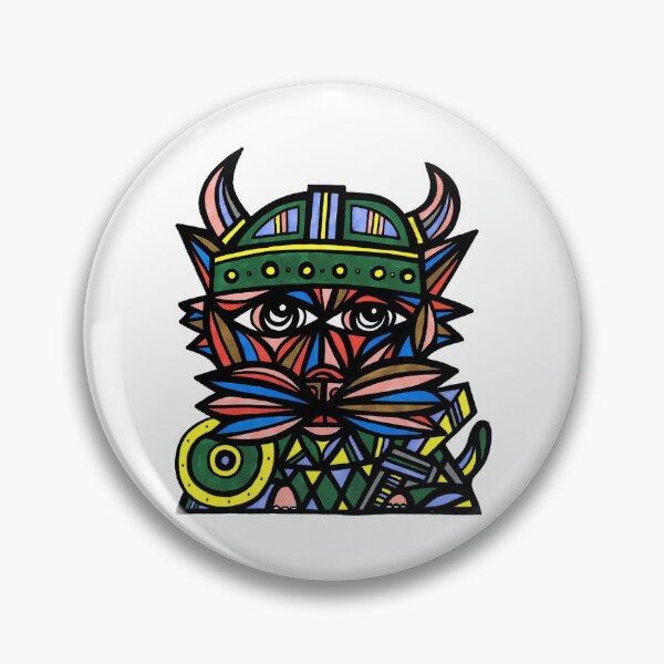 "Viking Kat" Pin