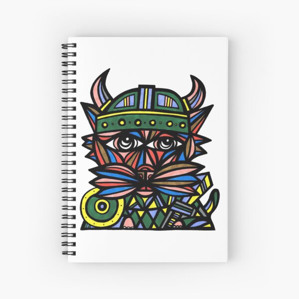 "Viking Kat" Spiral Notebook