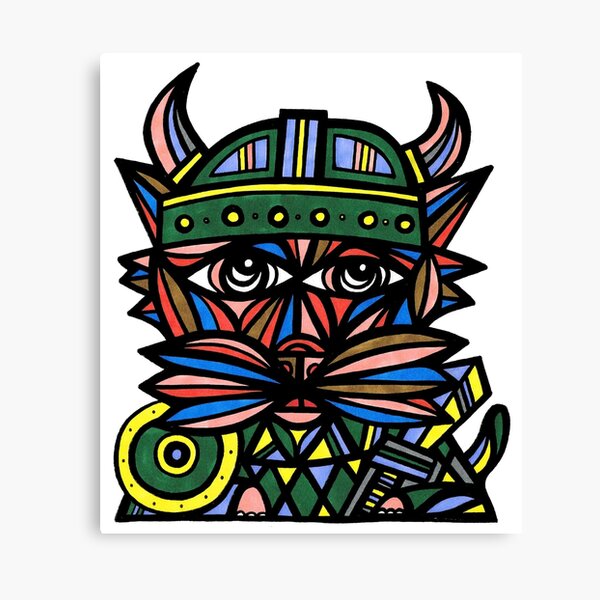 "Viking Kat" Canvas Print