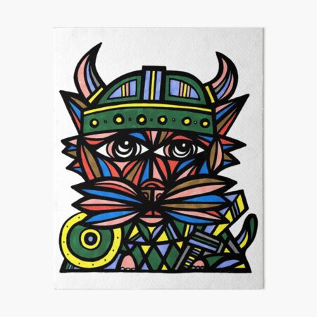 "Viking Kat" Art Board Print