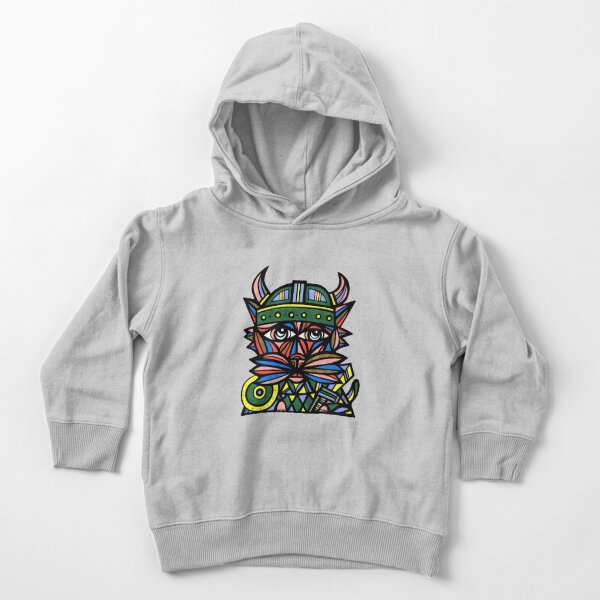 "Viking Kat" Toddler Pullover Hoodie