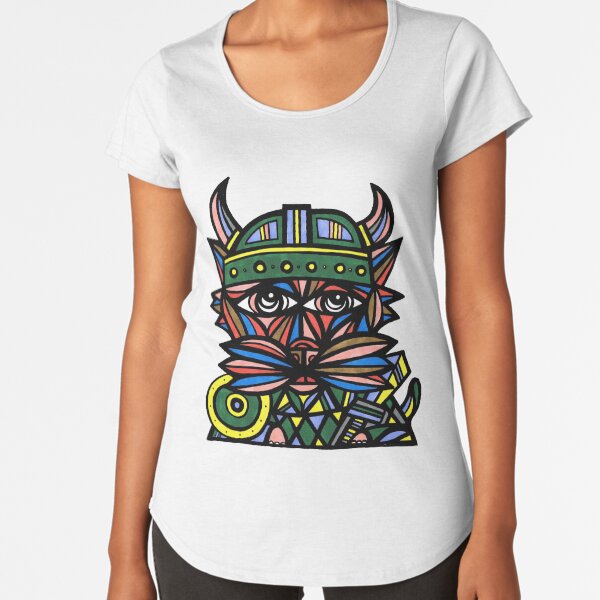 "Viking Kat" Premium Scoop T-Shirt