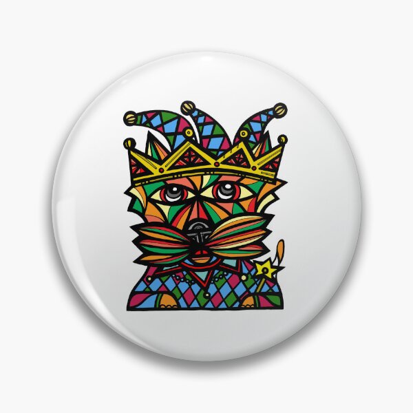 "Jester Kat" Pin