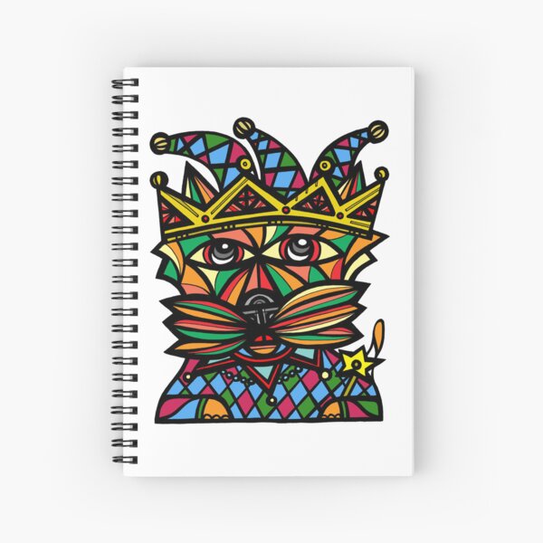 "Jester Kat" Spiral Notebook