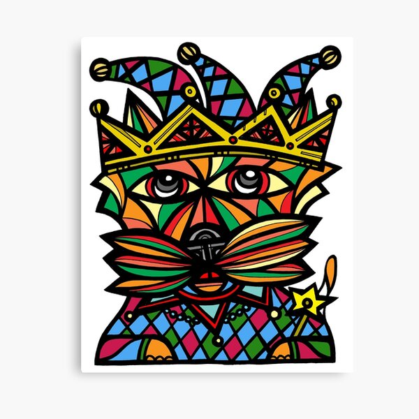 "Jester Kat" Canvas Print