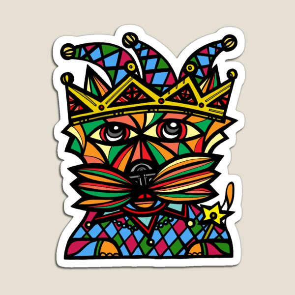 "Jester Kat" Magnet