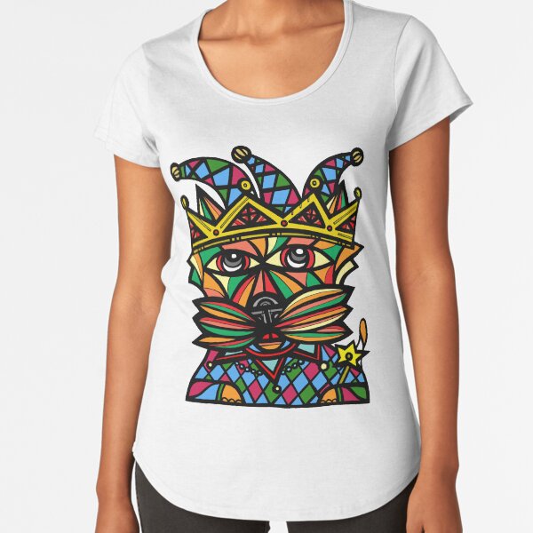 "Jester Kat" Premium Scoop T-Shirt