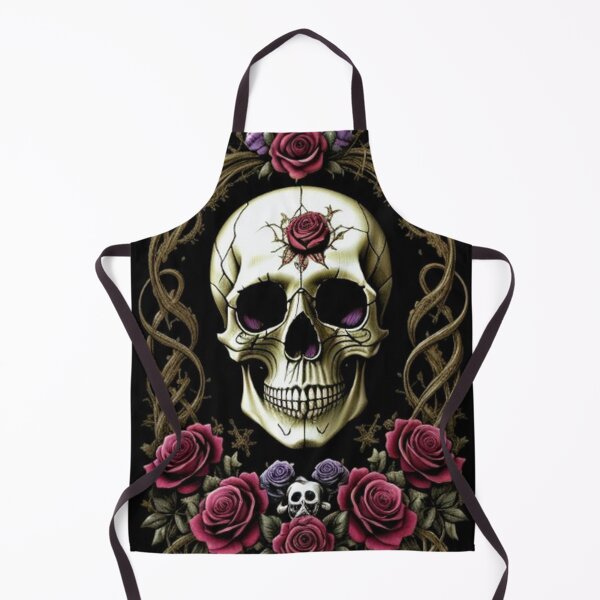 Item preview, Gothic Skull Roses designed and sold by TheDarkWardrobe.