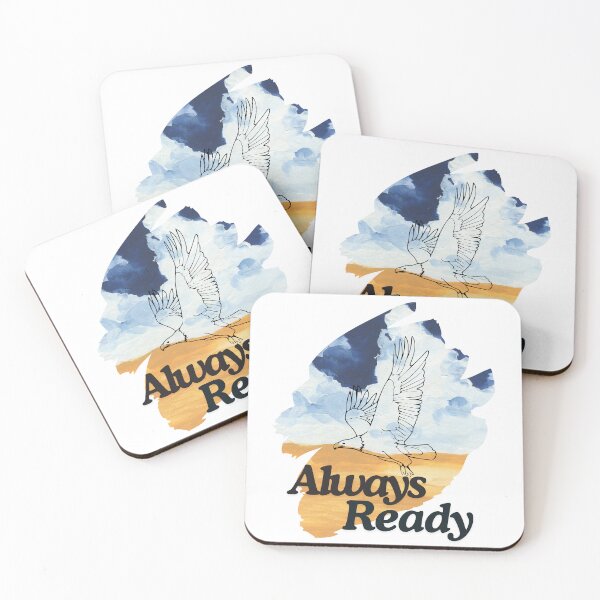 Item preview, Eagle Always Ready Watercolor designed and sold by rootsandcolors.