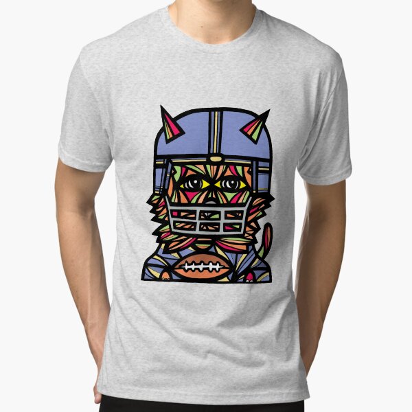 "GridIron Kat" Tri-blend T-Shirt