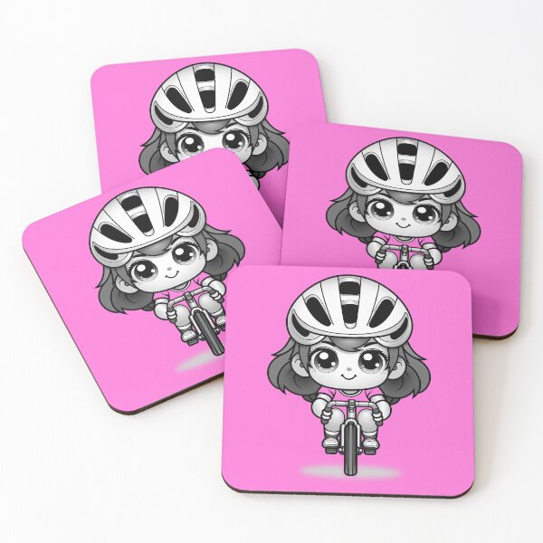 Item preview, Girl Bicyclist Racing designed and sold by ITSAGIRLSWORLD2.