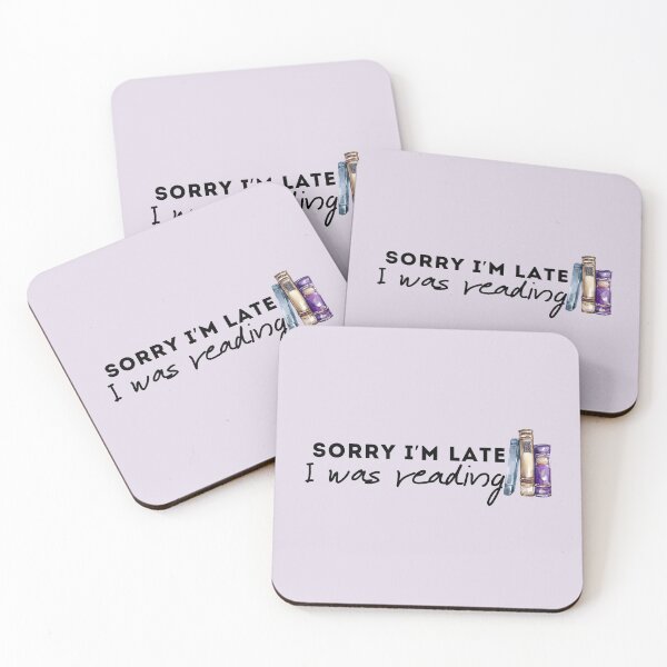 Item preview, Sorry I'm Late I Was Reading Books designed and sold by violet-hope.