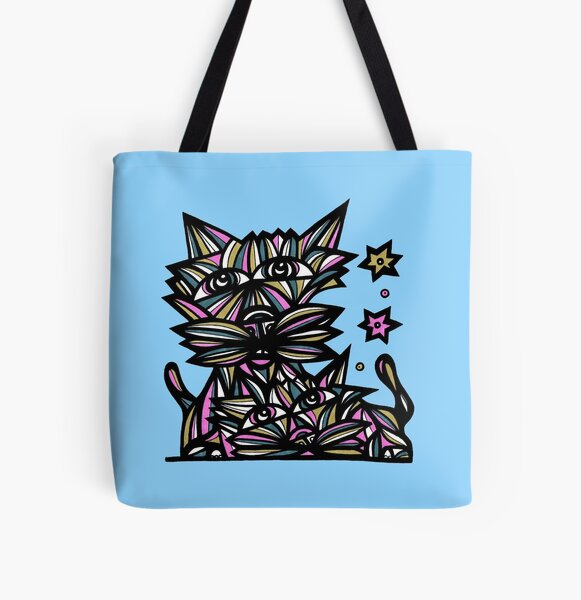 "Star Gazers" All Over Print Tote Bag