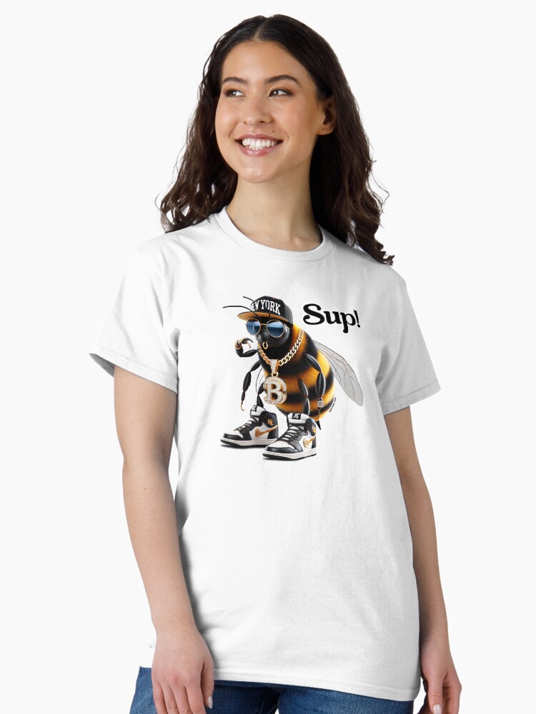 Thumbnail 1 of 7, Classic T-Shirt, Sup? Bee designed and sold by zeeteezofficial.