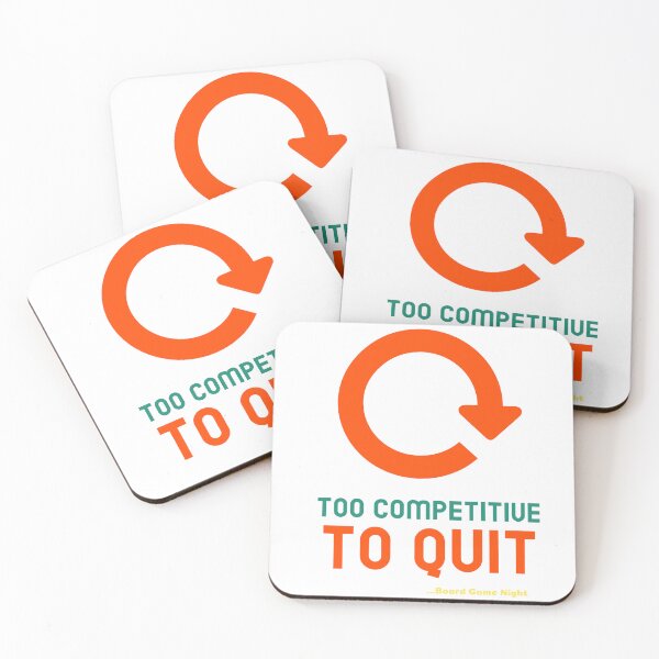 Item preview, Too Competitive to Quit Board Game Night designed and sold by BestMerchnTees.