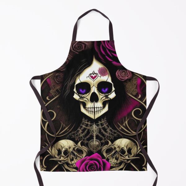 Item preview, Gothic Skull Roses designed and sold by TheDarkWardrobe.