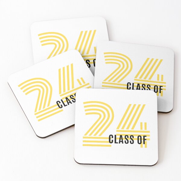 Item preview, Class Of 2024. Simple Typography 2024 Design for Class Of/ Graduation Design. Gold and Black designed and sold by That Cheeky Tee.