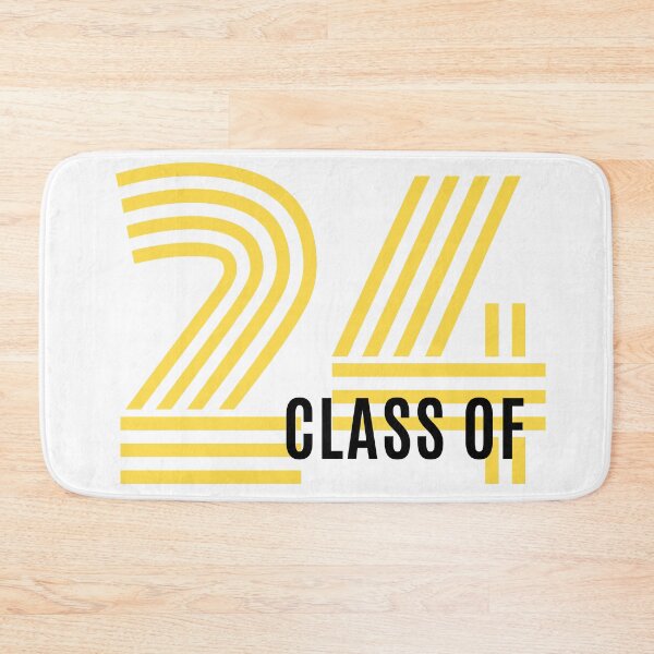 Item preview, Class Of 2024. Simple Typography 2024 Design for Class Of/ Graduation Design. Gold and Black designed and sold by That Cheeky Tee.