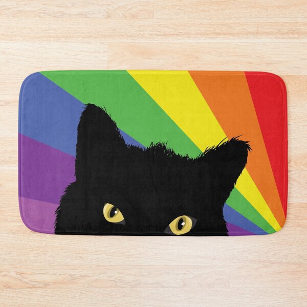 Item preview, Peeking Cat and Rainbow Colors designed and sold by HectorCantres.