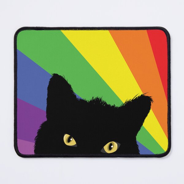 Item preview, Peeking Cat and Rainbow Colors designed and sold by HectorCantres.