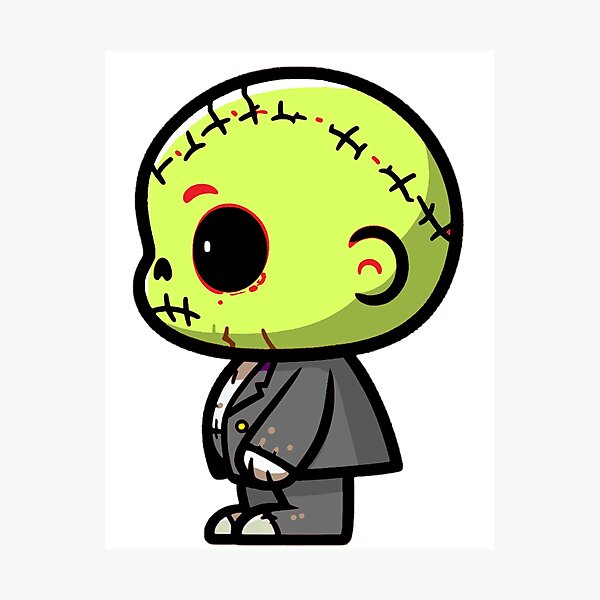 Item preview, Adorable caballero zombi: espeluznante y divertido Halloween designed and sold by OB Print.